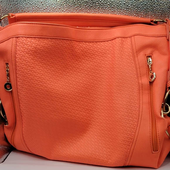 Handbags - Orange Fashion Handbag